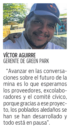 Proveedores piden acelerar diálogo para reapertura de la mina $!Proveedores piden acelerar diálogo para reapertura de la mina