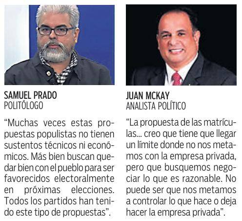 Advierten sobre el impacto de iniciativas de ley “populistas” $!Advierten sobre el impacto de iniciativas de ley “populistas”