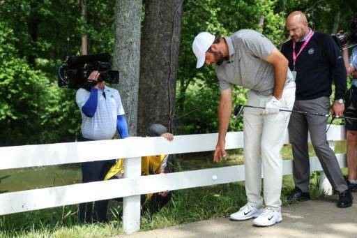 Scottie Scheffler vivió un duro inicio de tercera ronda en el Campeonato de la PGA.