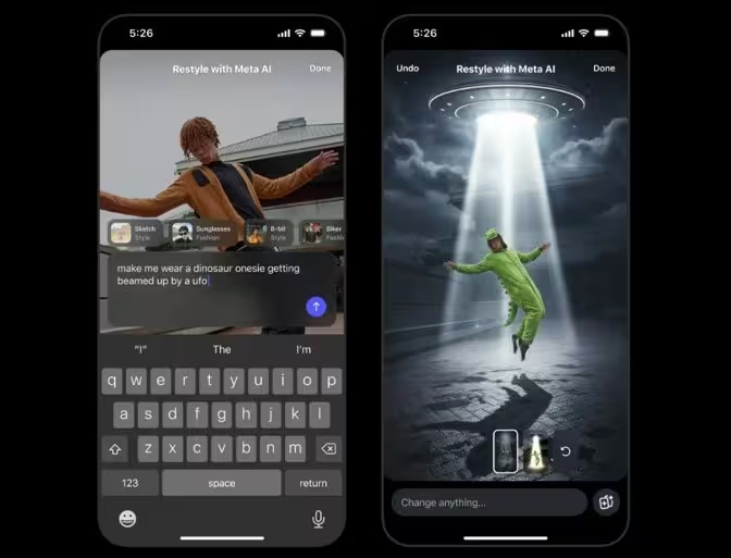 Edita tus historias de Instagram con las herramientas de Meta AI Edita tus historias de Instagram con las herramientas de Meta AI
