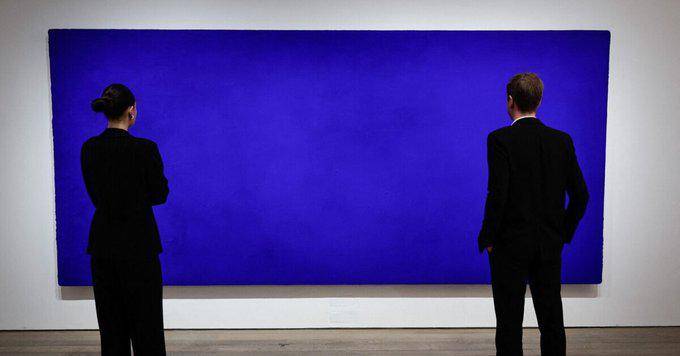 Una obra monocromática de Klein marca un récord de más de 21 millones de dólares en una subasta Una obra monocromática de Klein marca un récord de más de 21 millones de dólares en una subasta