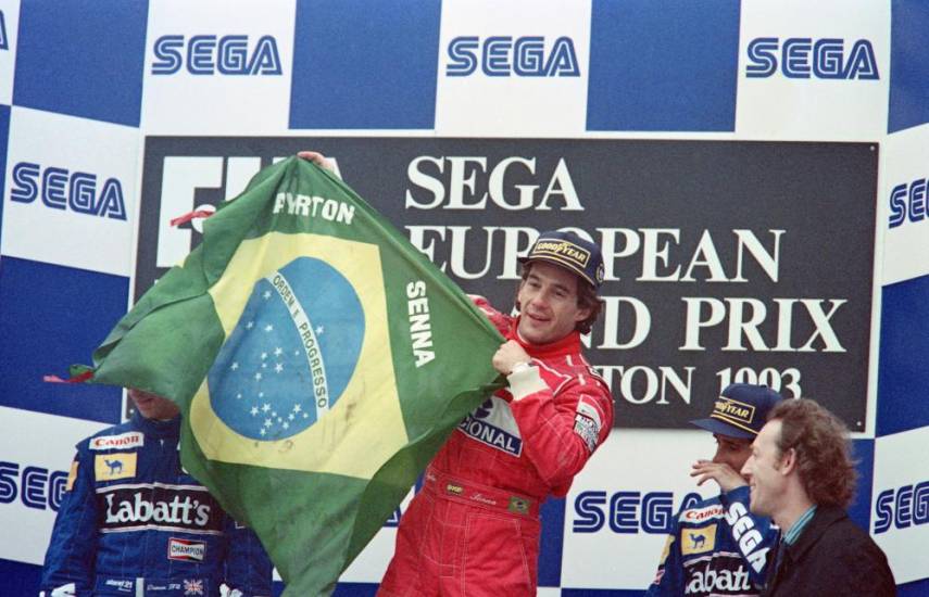PASCAL PAVANI / AFP | Ayrton Senna el 11 de abril de 1993.
