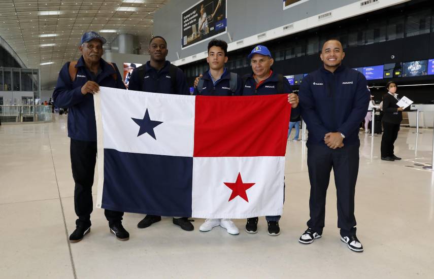 La delegación panameña. La delegación panameña.