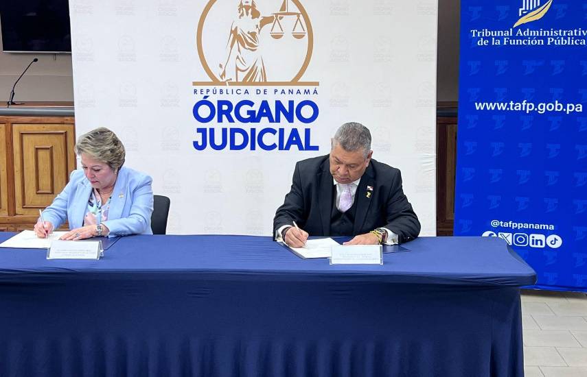 El TAFP y el Órgano Judicial firman acuerdo para fortalecer programas de investigación El TAFP y el Órgano Judicial firman acuerdo para fortalecer programas de investigación