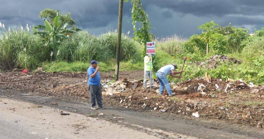 Autoridades de Arraiján sancionarán a quienes insistan en tirar basura en áreas públicas