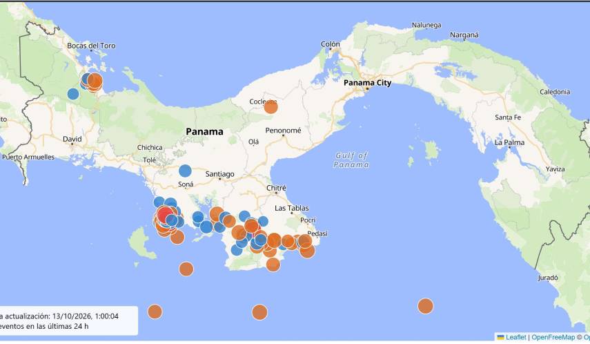 Panamá, un territorio marcado por diversas fallas tectónicas