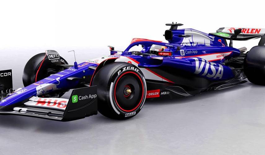 Visa Cash App RB presenta el VCARB 01 con un diseño similar al último de Toro Rosso