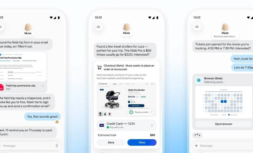 Muse de Meta, el agente de IA que gestiona calendario, correo y finanzas, entra en fase de pruebas cerradas