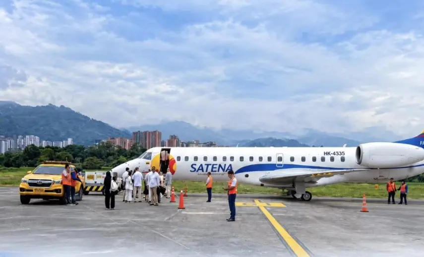 Nueva ruta aérea fortalece conexión con Colombia