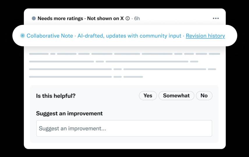 X implementa notas colaborativas para que la IA redacte un primer borrador que mejorarán los usuarios