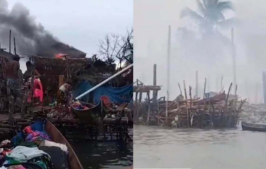 Al menos siete viviendas consumidas tras incendio en Guna Yala