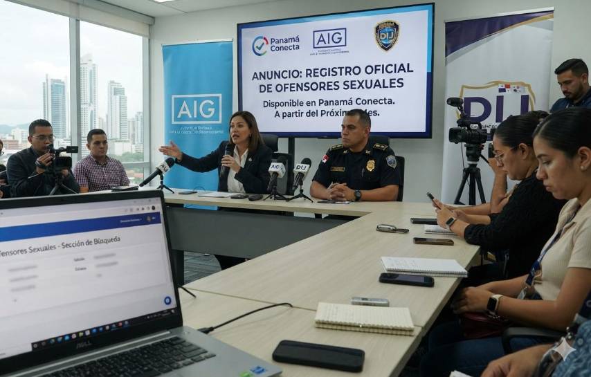 La AIG anuncia la disponibilidad del registro de ofensores sexuales en la plataforma Panamá Conecta