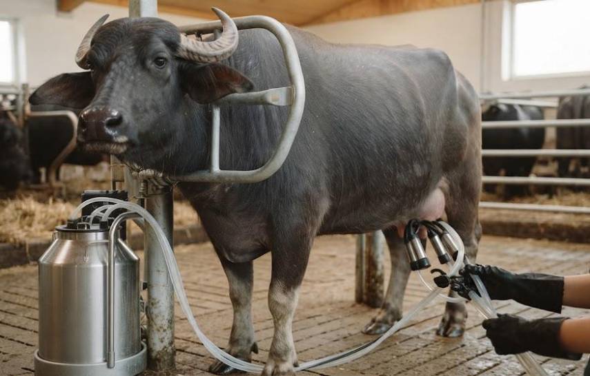 La producción de leche de búfala supera los 99 mil litros al año