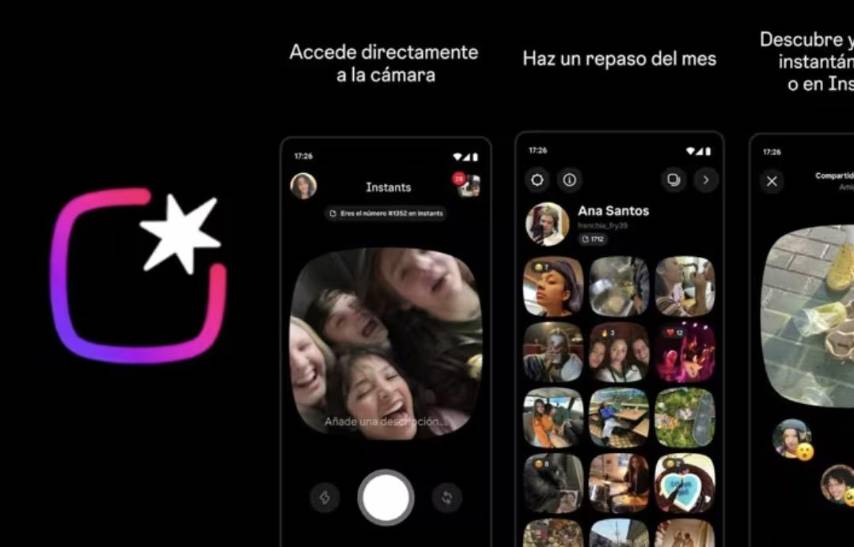 Instagram lanza en España la aplicación Instants para compartir fotos sin editar que desaparecen en 24 horas