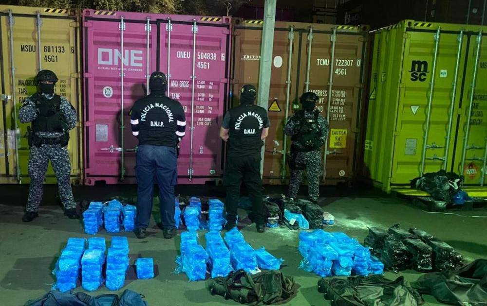 Decomisan más de 200 paquetes con droga dentro de un contenedor en un ...