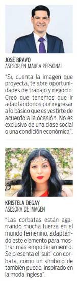 $!Las corbatas se mantienen vigentes