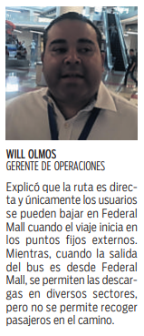 $!Federal Mall ofrece transporte gratuito a sus clientes en Chiriquí