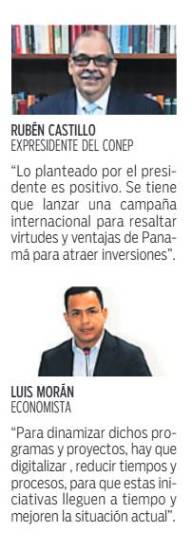 $!Los empresarios respaldan medidas anunciadas por el presidente Mulino