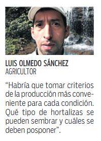 $!El agro busca alternativas ante los efectos de El Niño