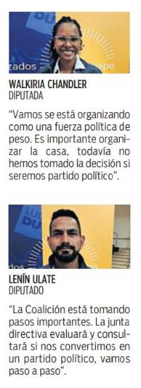 $!Coalición Vamos no descarta convertirse en partido político