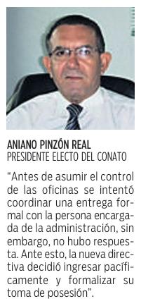 $!Aniano Pinzón reveló por que se tomaron la directiva del Conato