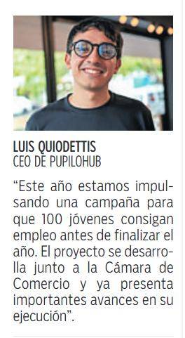 $!Pupilohub, una app que inserta a jóvenes al mercado laboral