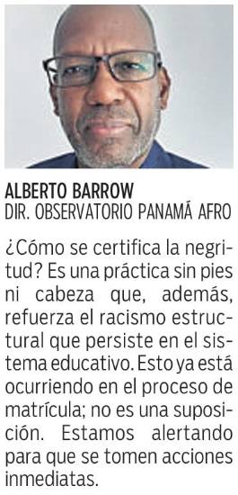 $!Observatorio Afro alerta por exigencia de “certificación”