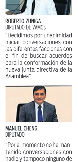 $!Jorge Herrera y Shirley Castañedas por la presidencia de la Asamblea
