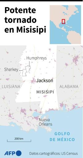 Misisipi se prepara para nuevas tormentas tras paso de tornados que dejaron 25 muertos