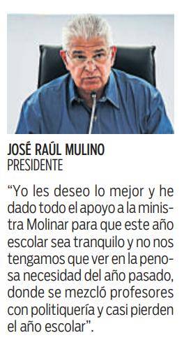 $!Panamá inicia el año escolar con más de 870 mil alumnos