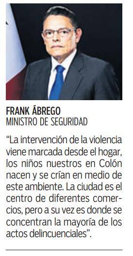 $!Narcotráfico y asesinatos lideran delitos en Colón