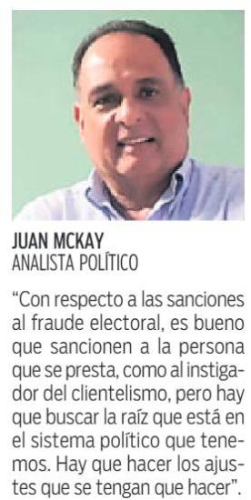 $!Ley propone menos dinero para campañas y más castigo al fraude