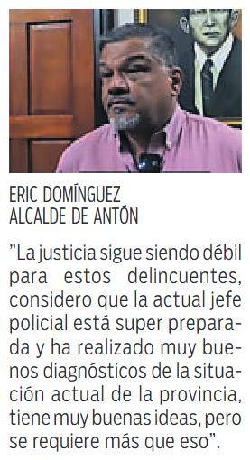 $!Delincuencia en Coclé supera las cifras registradas de 2025