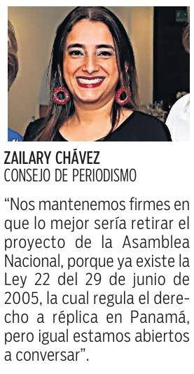 $!Gremios seguirán vigilantes ante proyecto-ley de derecho a réplica