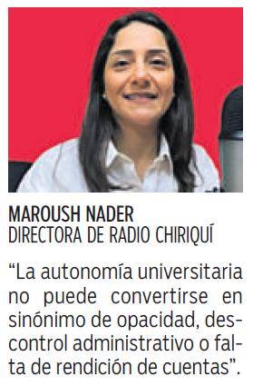$!La crisis en la Unachi divide a la prensa y gremios en Chiriquí
