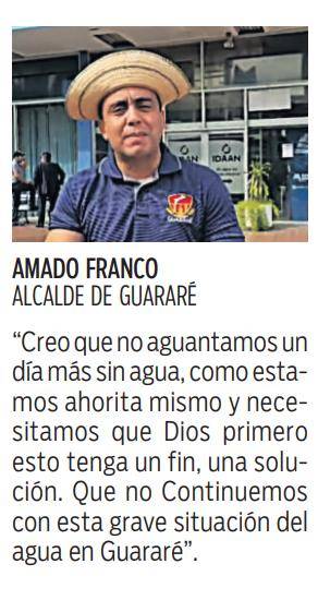 $!Denuncia: La crisis de agua se vuelve rutina en el país