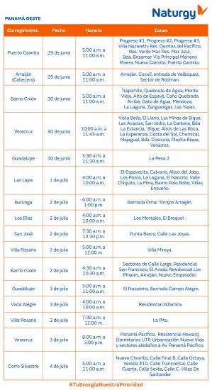$!AVISO IMPORTANTE: Trabajos de mantenimiento en la red eléctrica del 29 de junio al 5 de julio de 2026