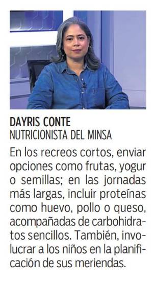 $!Agua y frutas frescas, la base de una lonchera escolar saludable