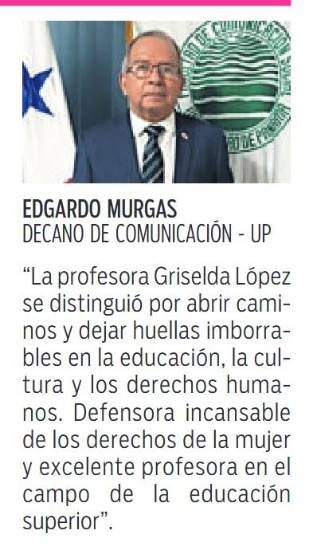 $!El legado de Griselda López: ética, docencia y letras que trascienden