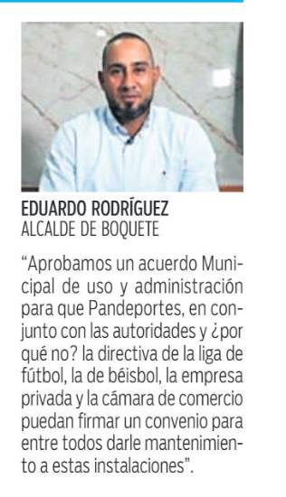 $!Boquete tendrá complejo deportivo