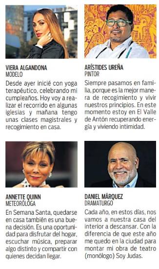 $!Los famosos revelan qué harán en Semana Santa