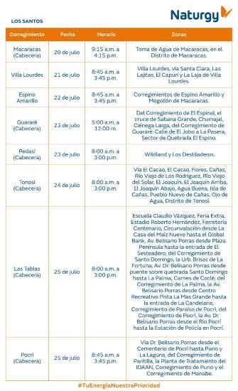 $!AVISO IMPORTANTE: Trabajos de mantenimiento en la red eléctrica del 27 de julio al 2 de agosto de 2026