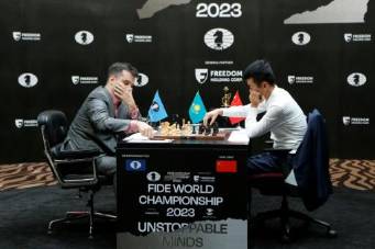 Nepomniachtchi se sitúa por delante de Ding Liren en el Mundial de ajedrez