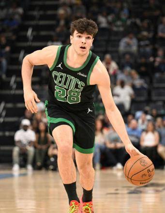 El jugador de los Boston Celtics, Hugo Gonzalez, durante una partido contra Memphis Grizzlies en el FedExForum de Memphis, Tennessee, el 20 de marzo de 2026. Matthew A. Smith/Getty Images/AFP