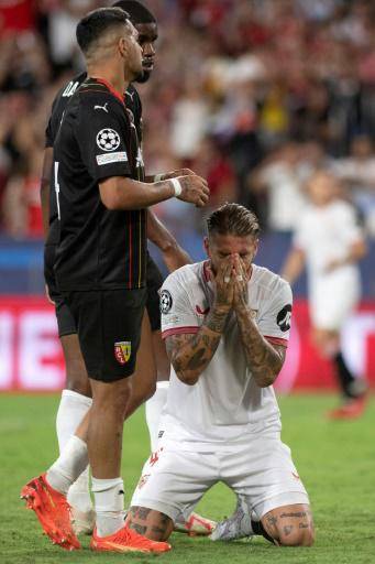 El 'efecto Ramos' se difumina en un Sevilla que no pasa del empate ante el Lens