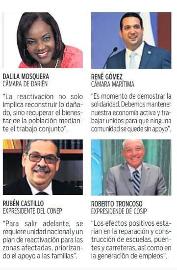 $!Empresarios llaman a la unidad para que el país se recupere