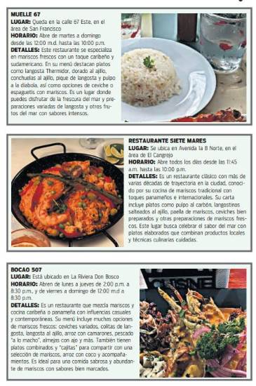 $!La identidad del mar en la mesa