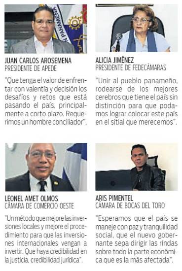 $!Lo que esperan del nuevo presidente