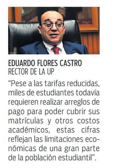 $!La matrícula de la UP, una de las más bajas de la región