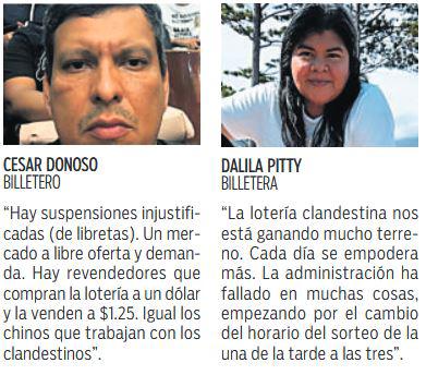 $!Compradores denuncian irregularidades en venta de chances y billetes de lotería